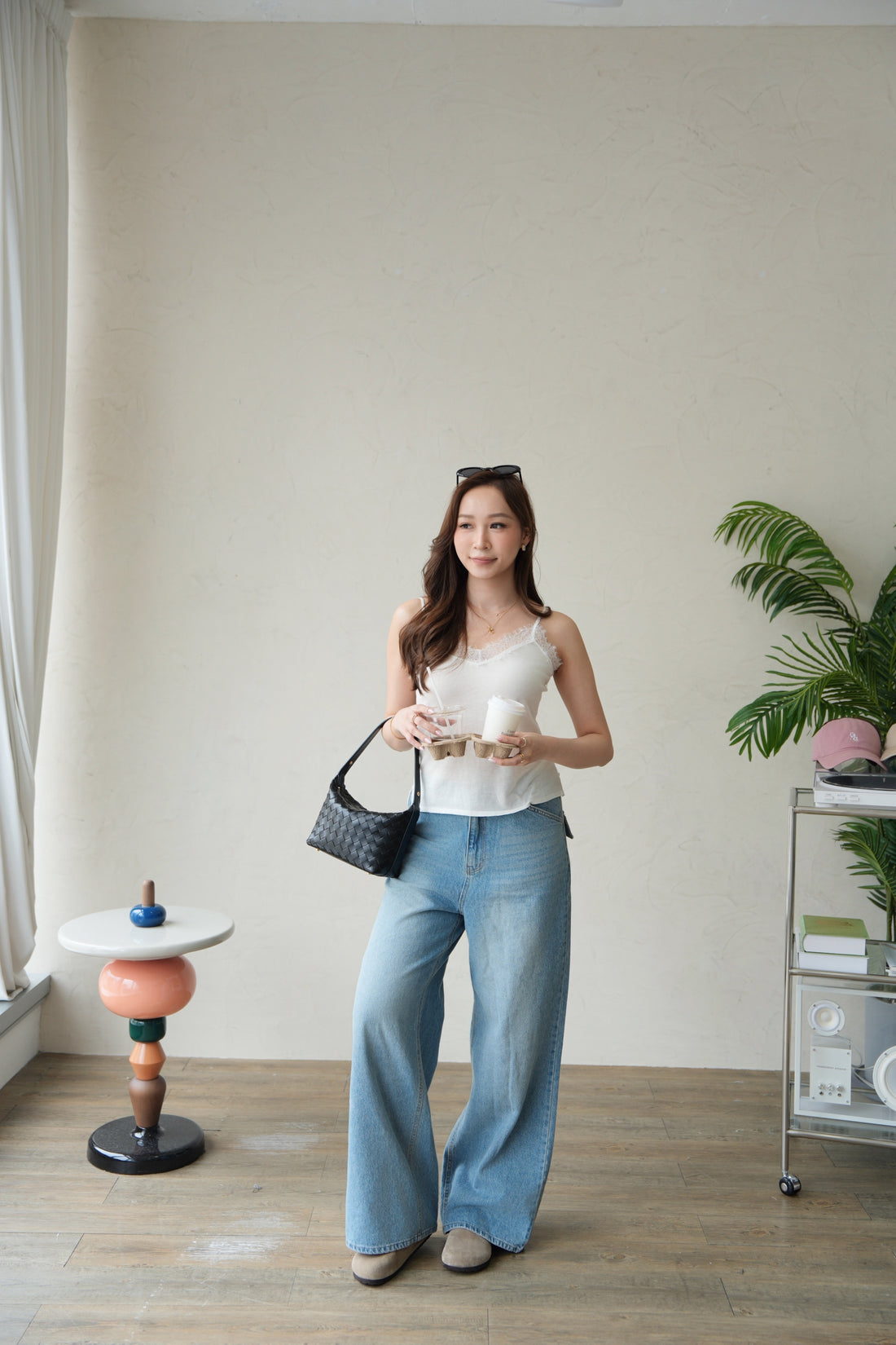 Silky Lace Cami Top