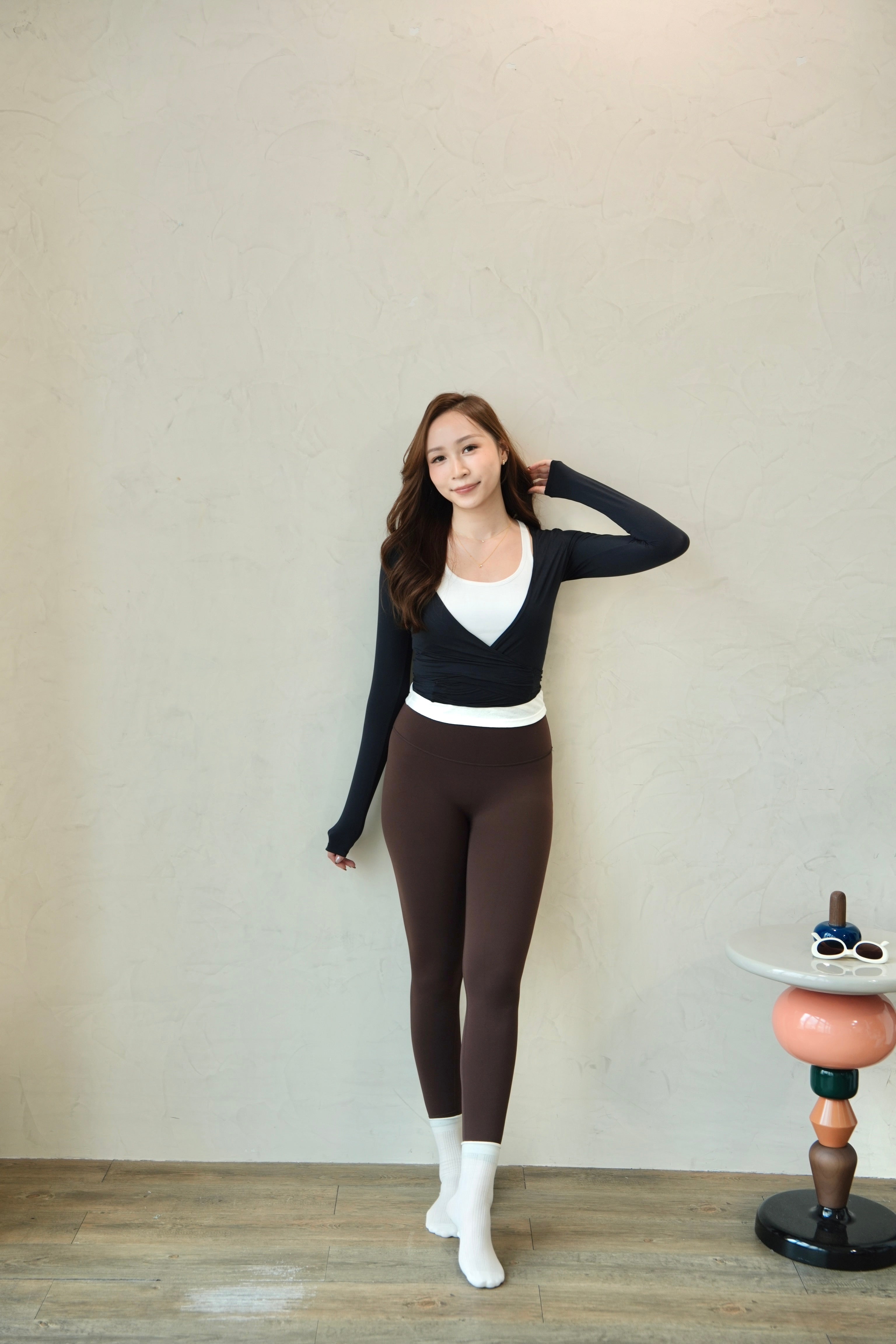 Silky Cross Top