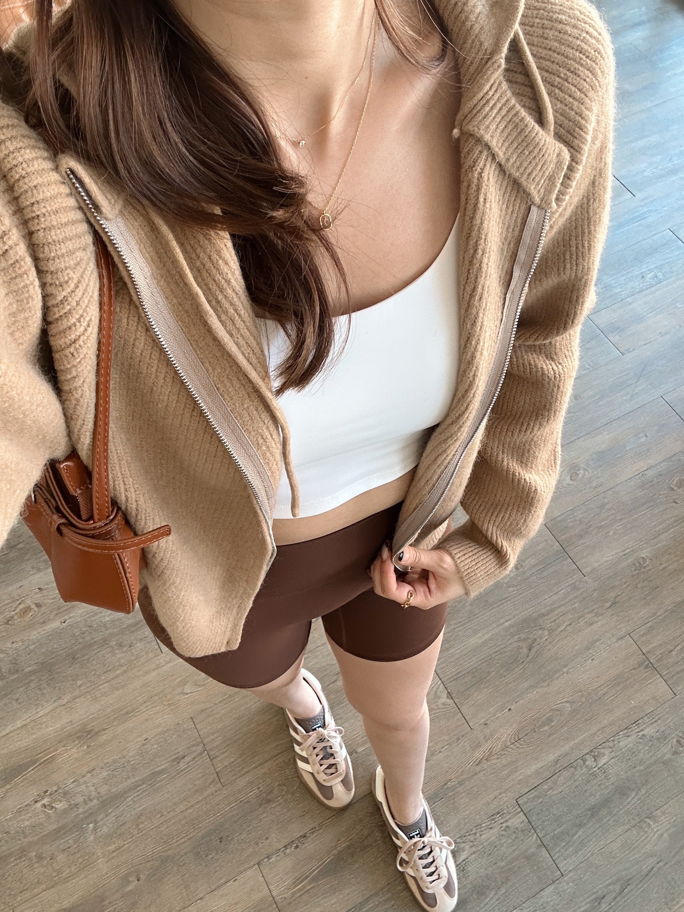 Wool Blend Zip Jacket