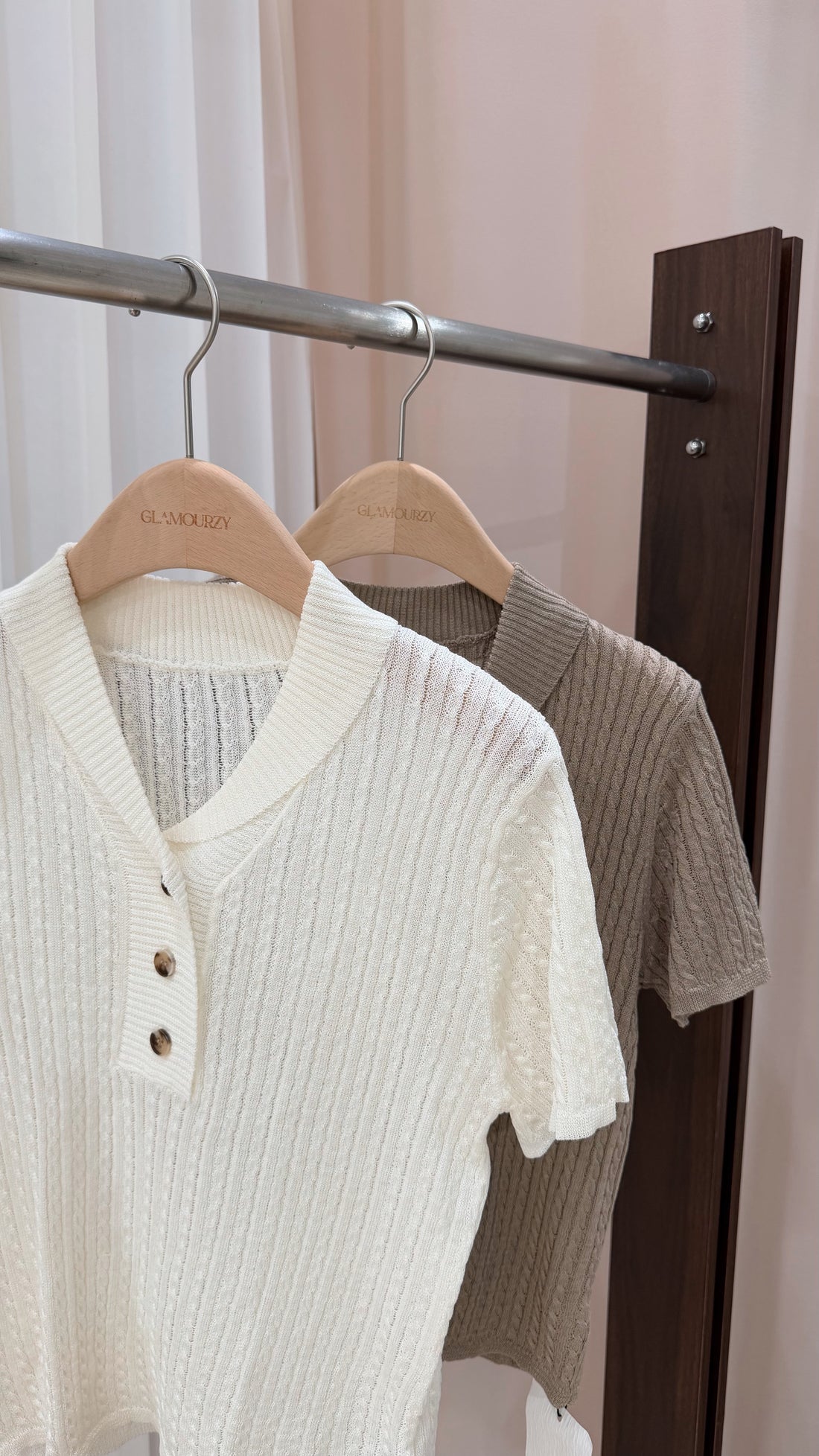 Linen Polo Top