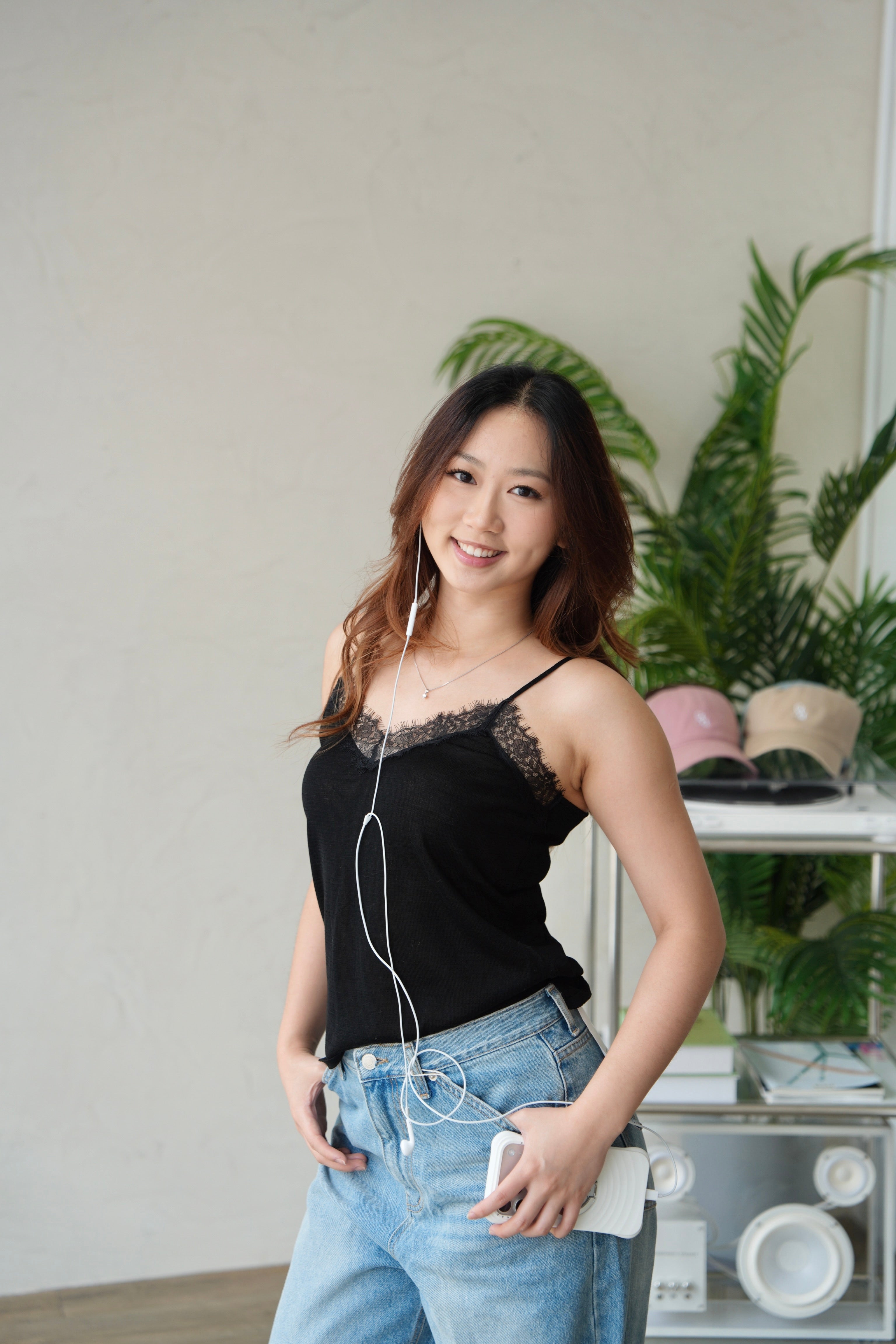Silky Lace Cami Top