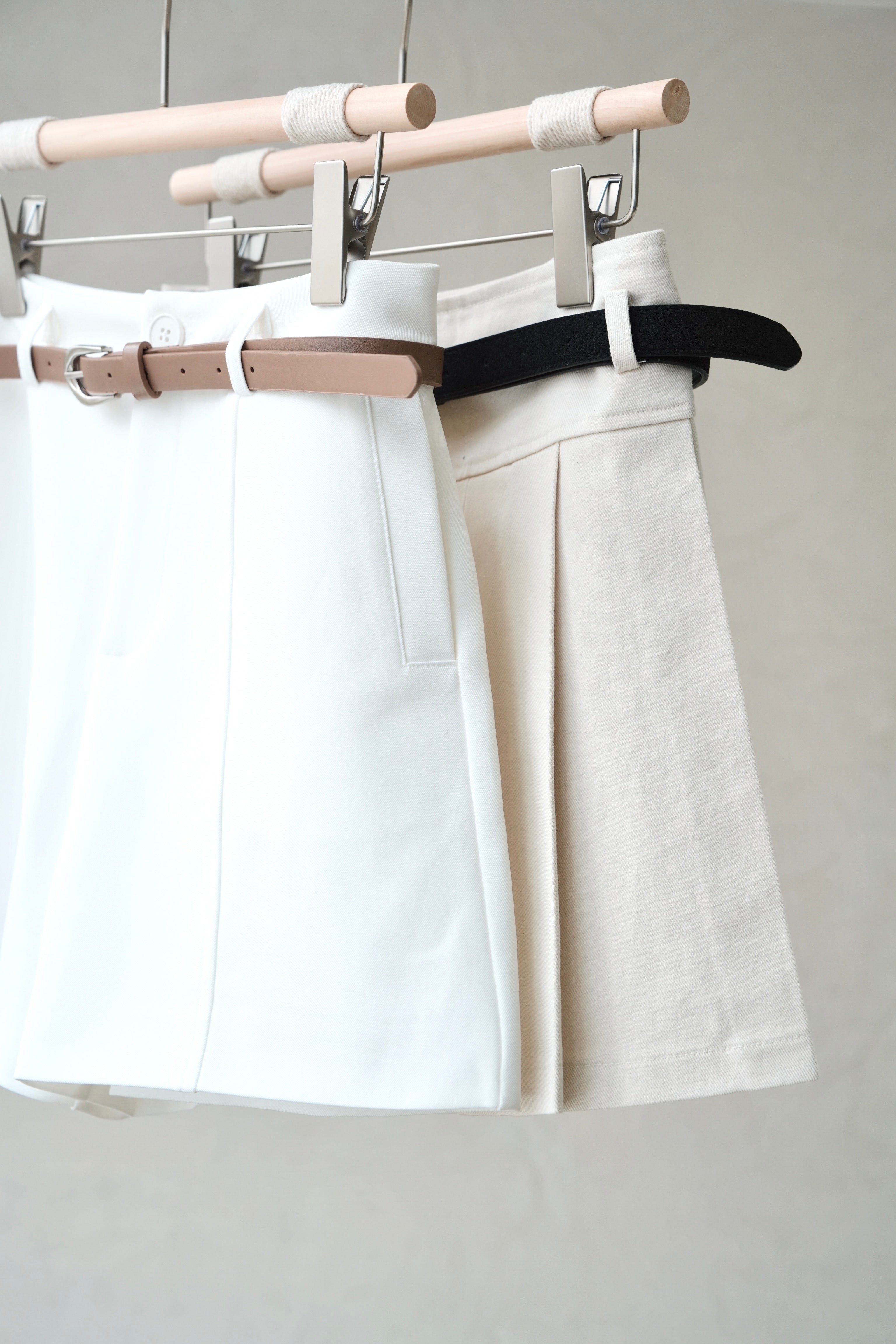 The Classic Tailored Belted Shorts