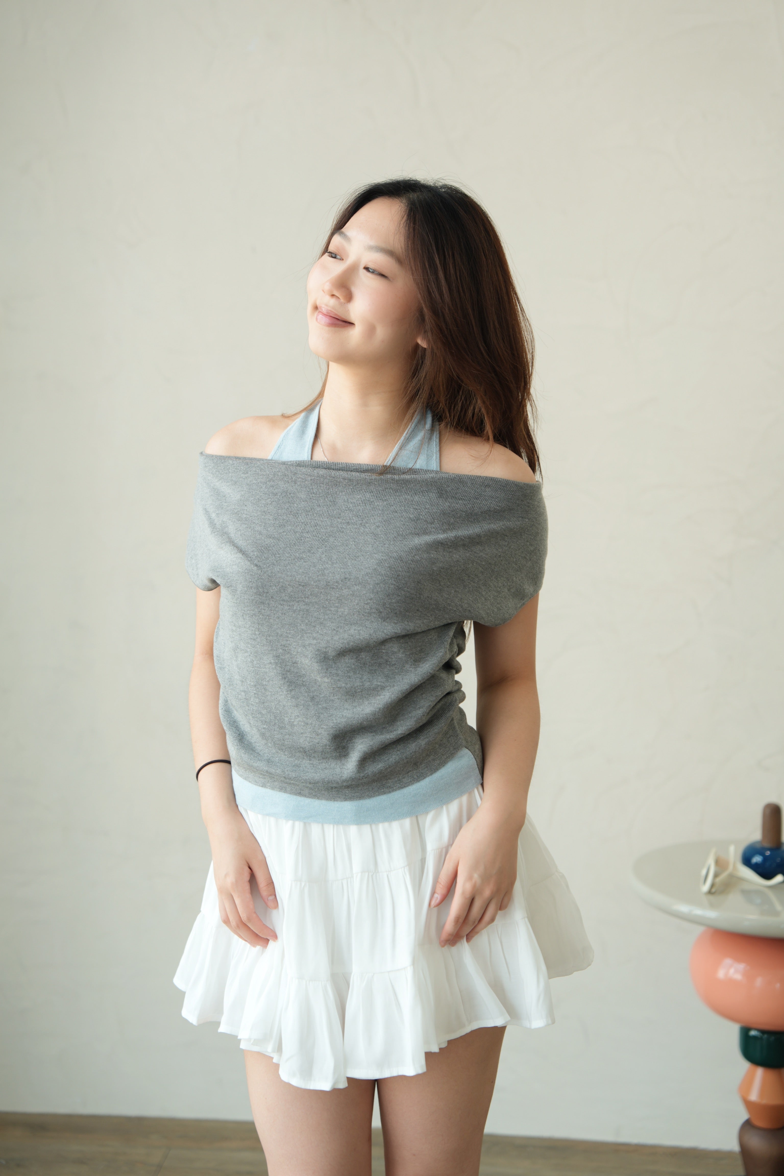 Miu Layer Halter Top