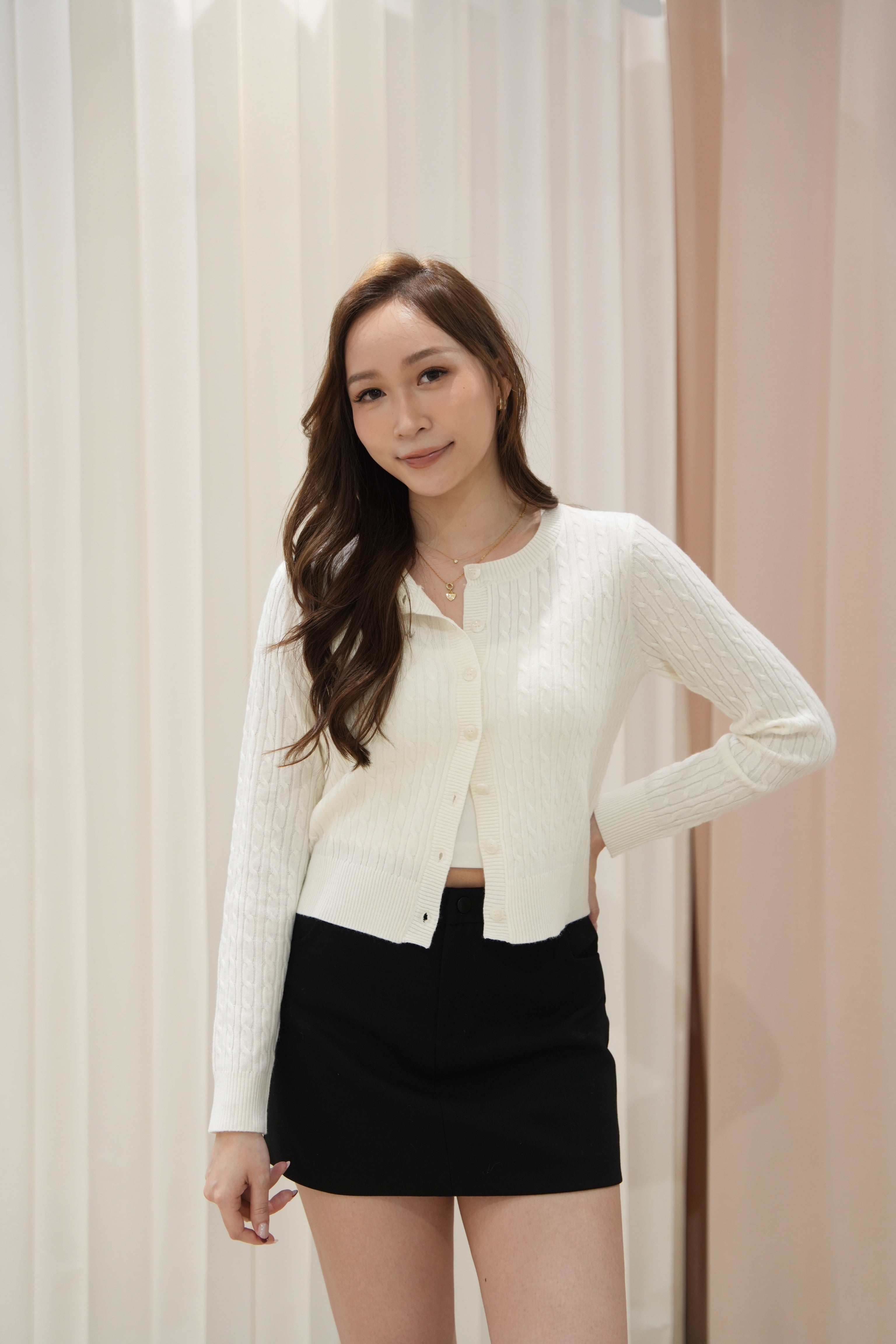 Softy Cable Knit Cardigan