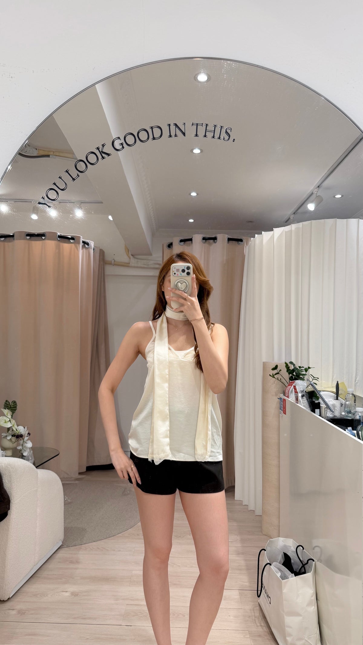The Silky Scarf Cami Top