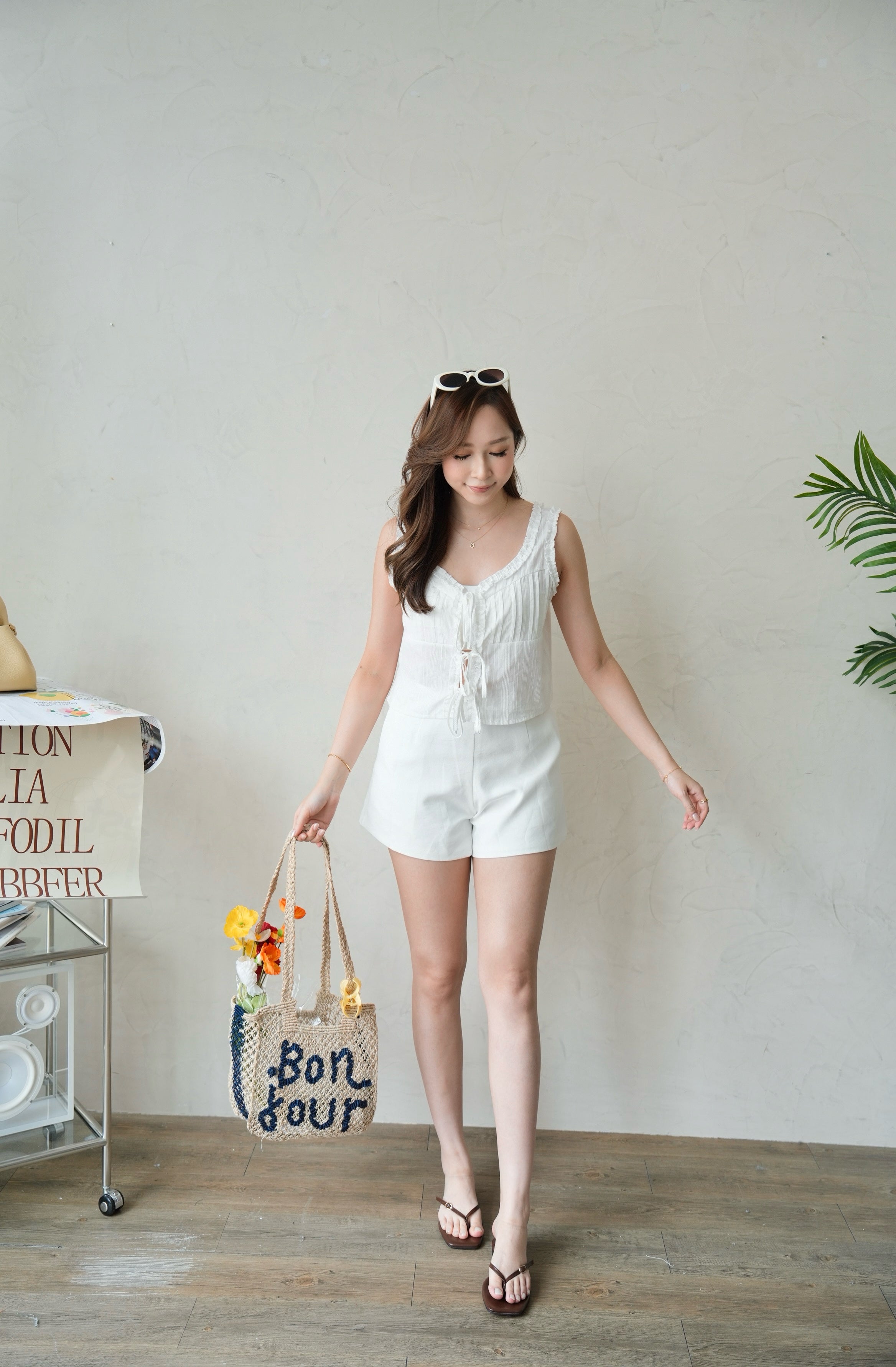 Fleur Ribbon Top