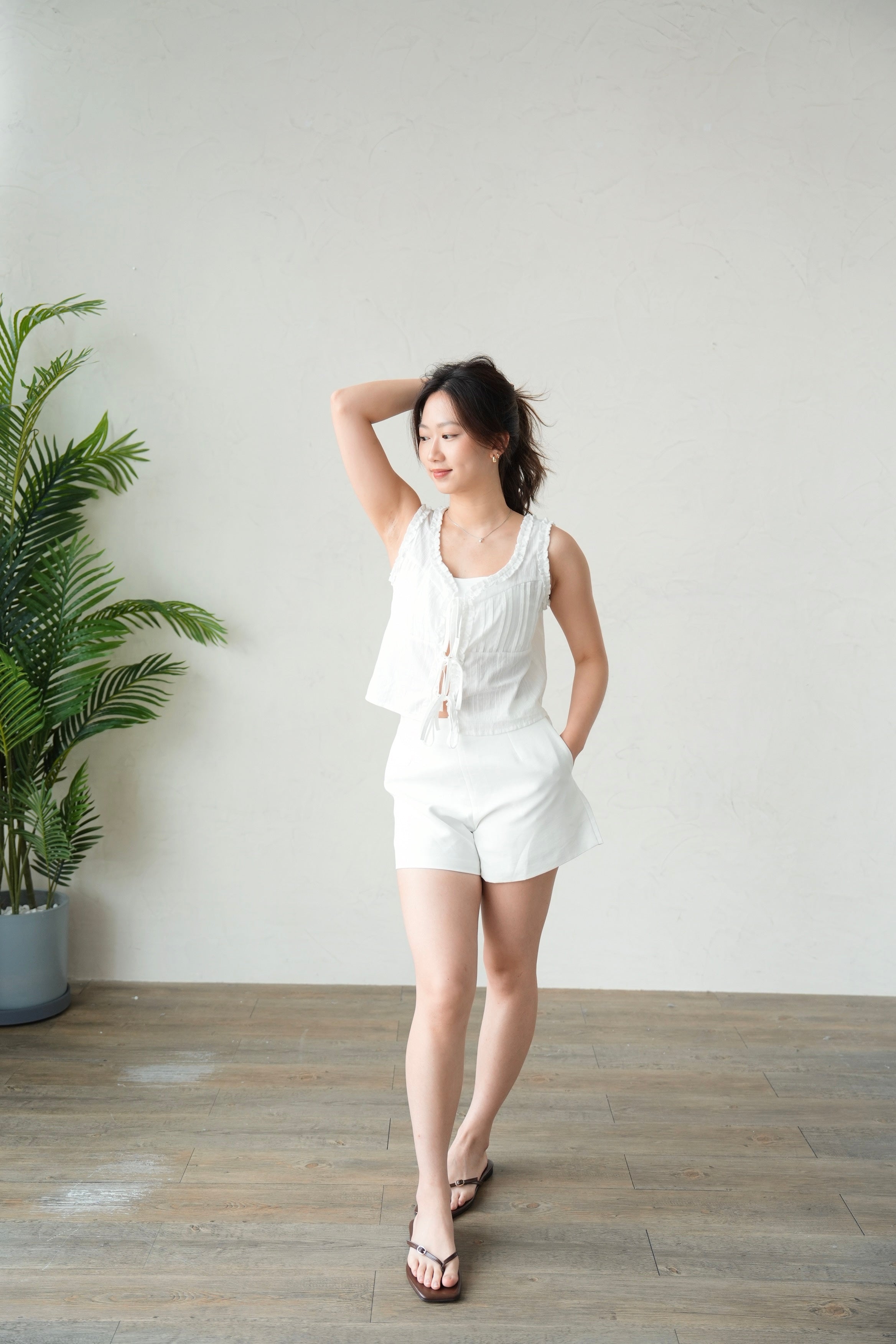 Fleur Ribbon Top