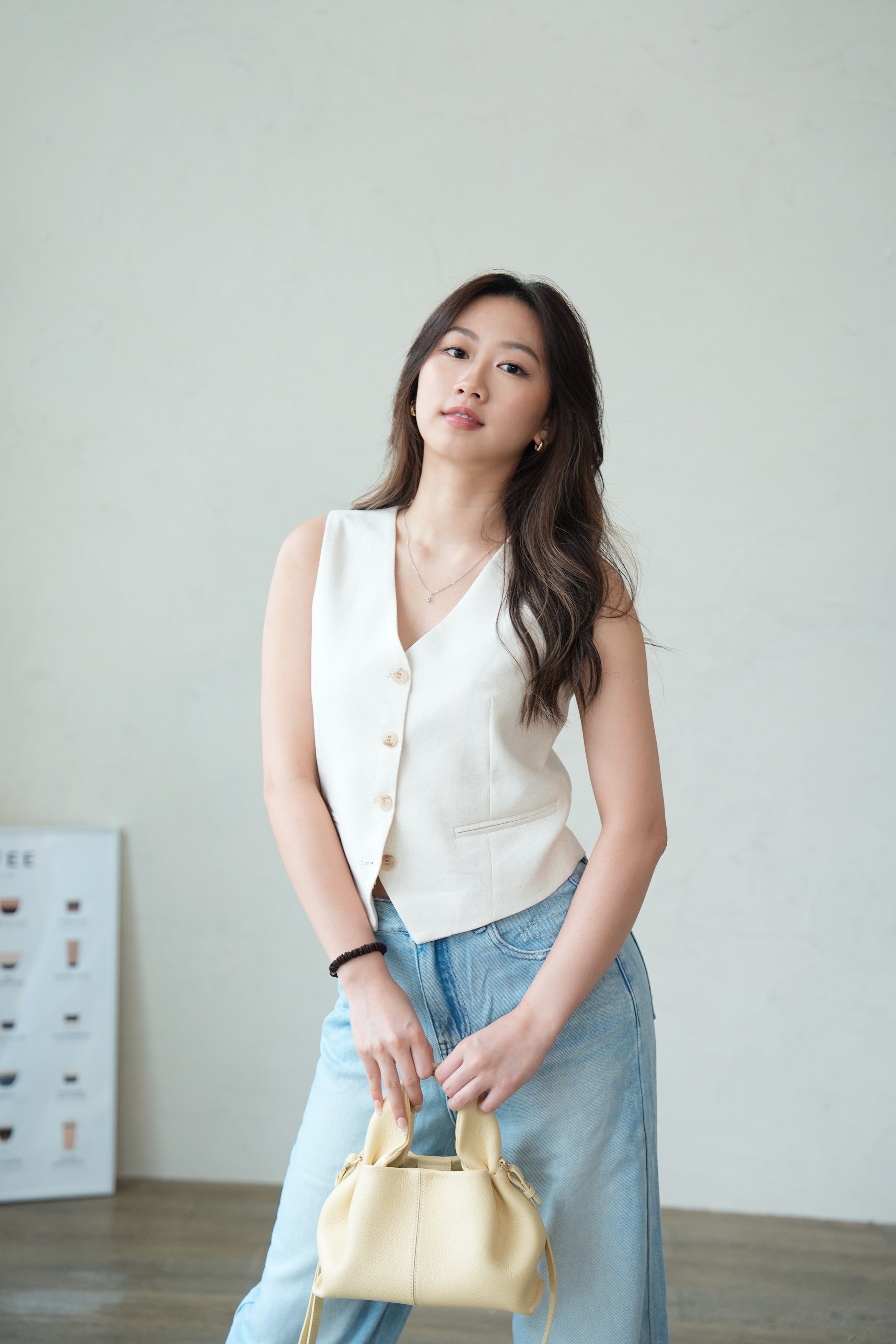 Coastal Linen Vest