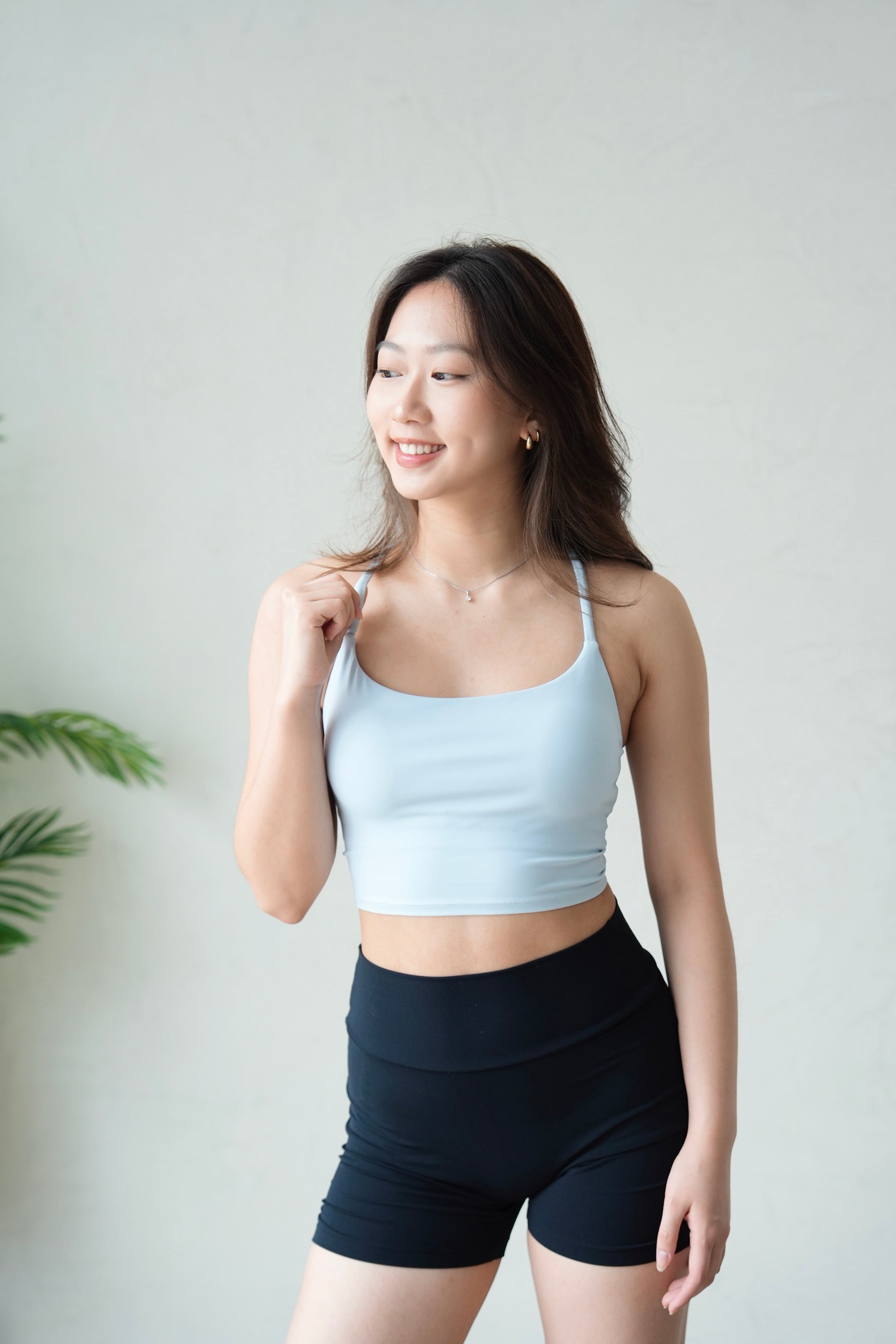 Cross Back Padded Top