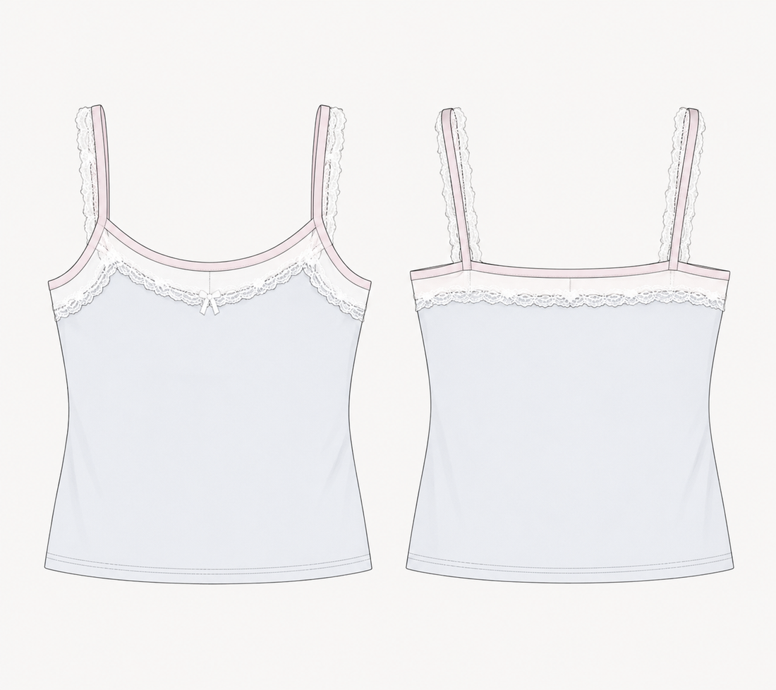 Softy Lace Layered Cami