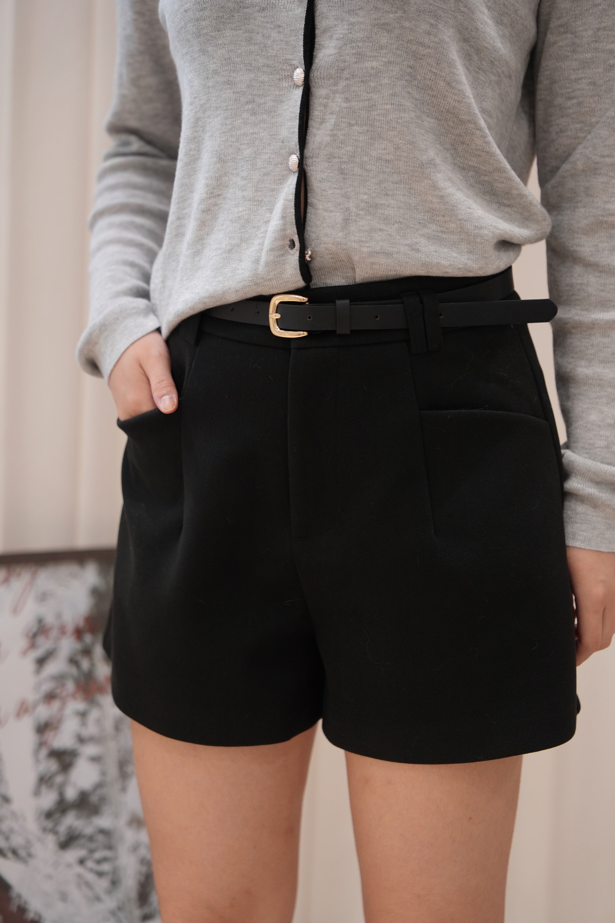 Revive Belted A-Line Shorts