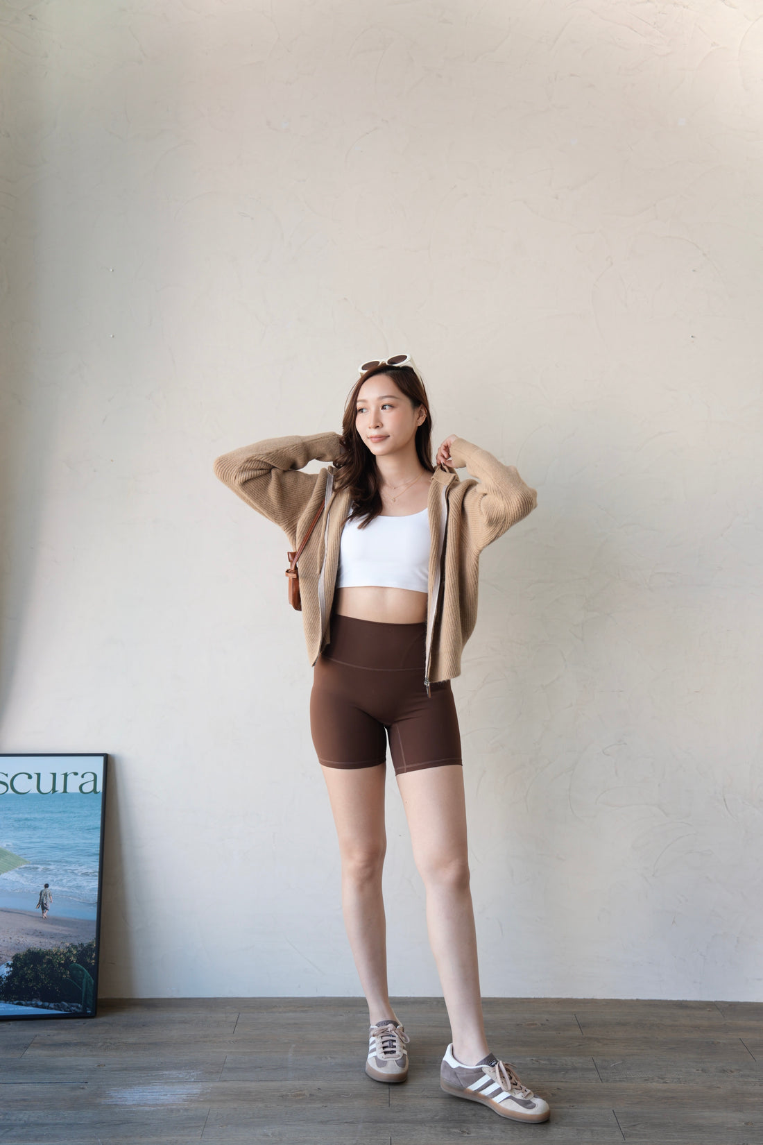 Wool Blend Zip Jacket