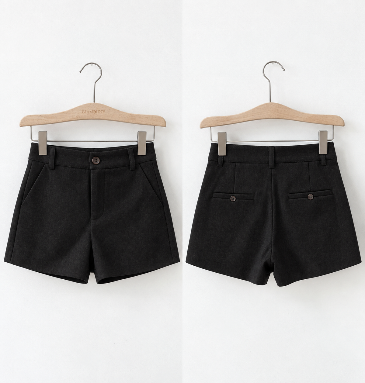 The Tailored High-Waist Shorts