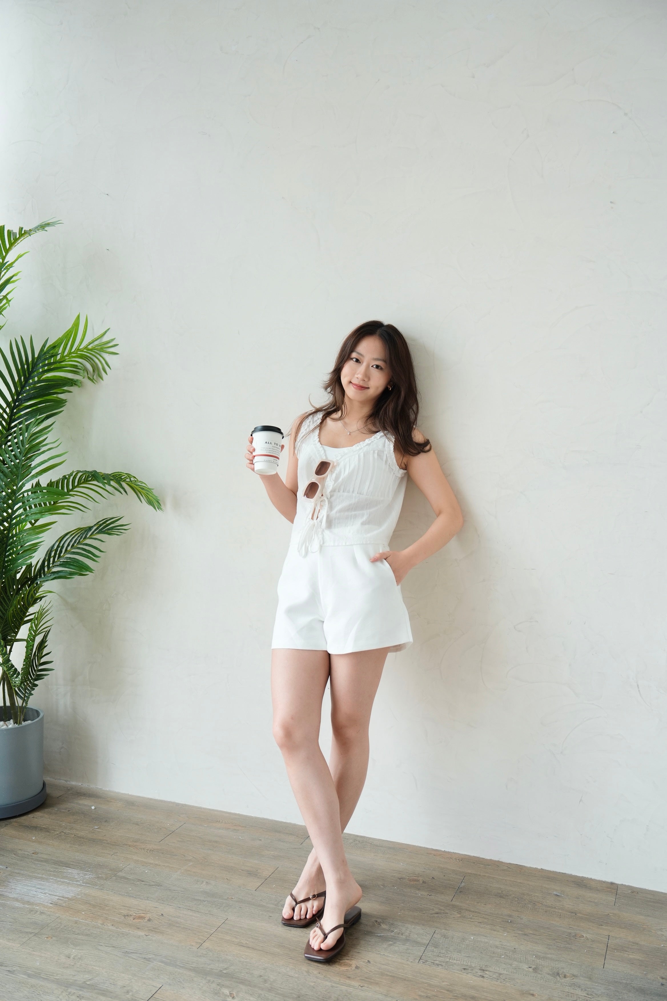 Fleur Ribbon Top
