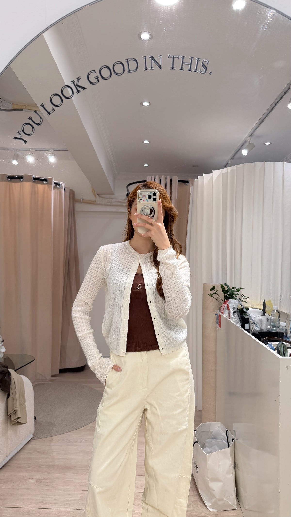 The Cashmere Cable Cardigan