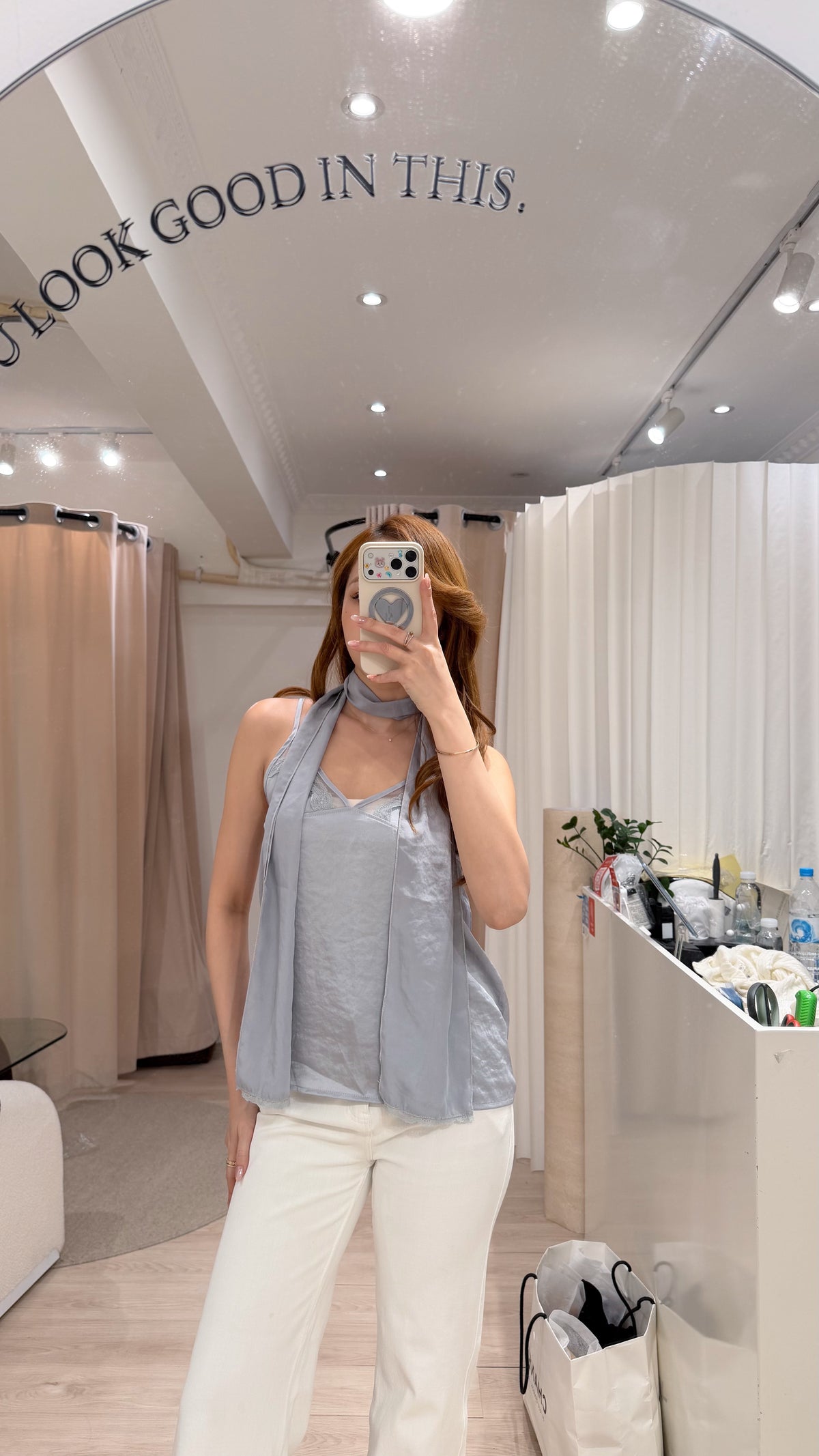 The Silky Scarf Cami Top