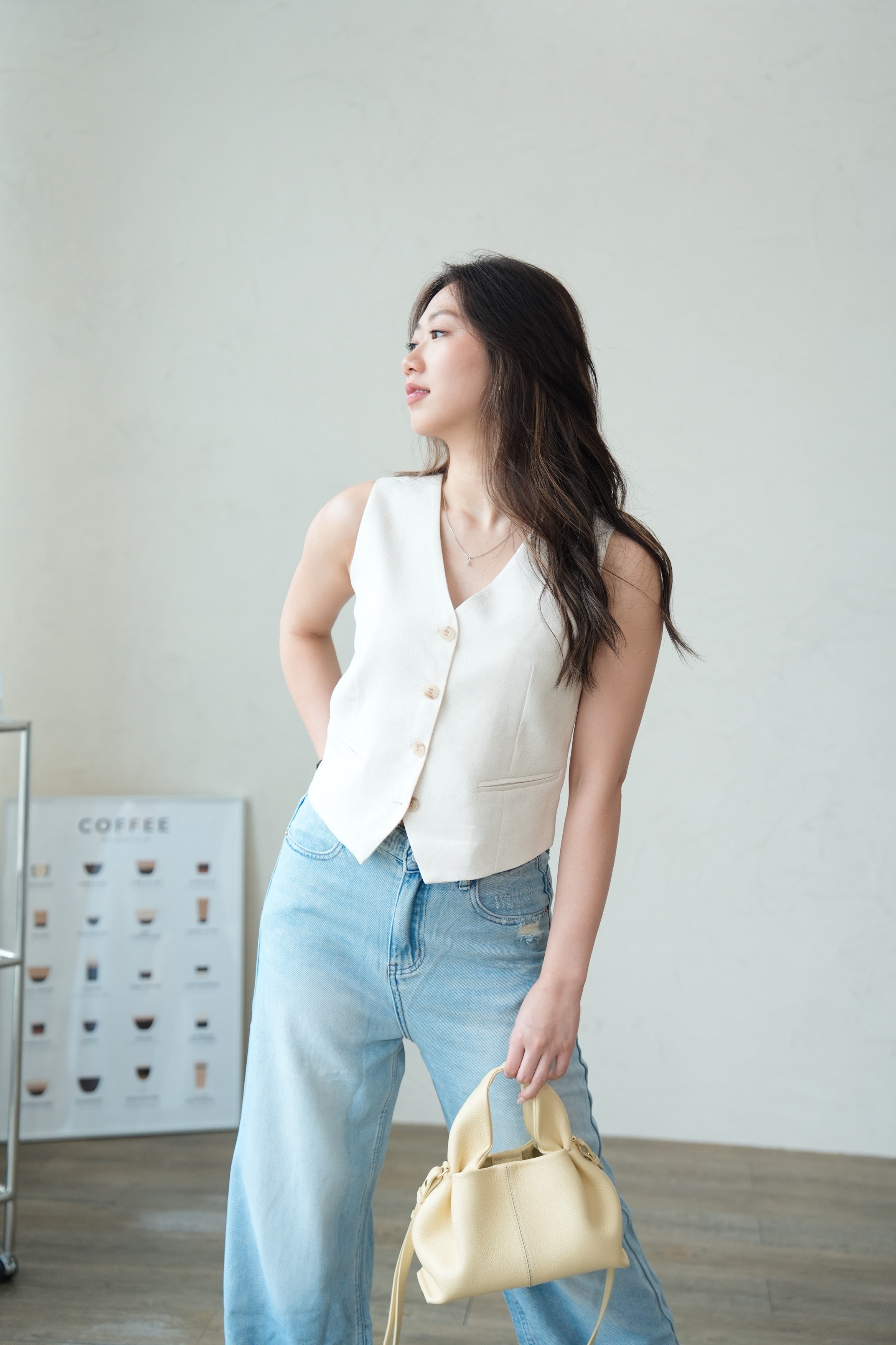 Coastal Linen Vest