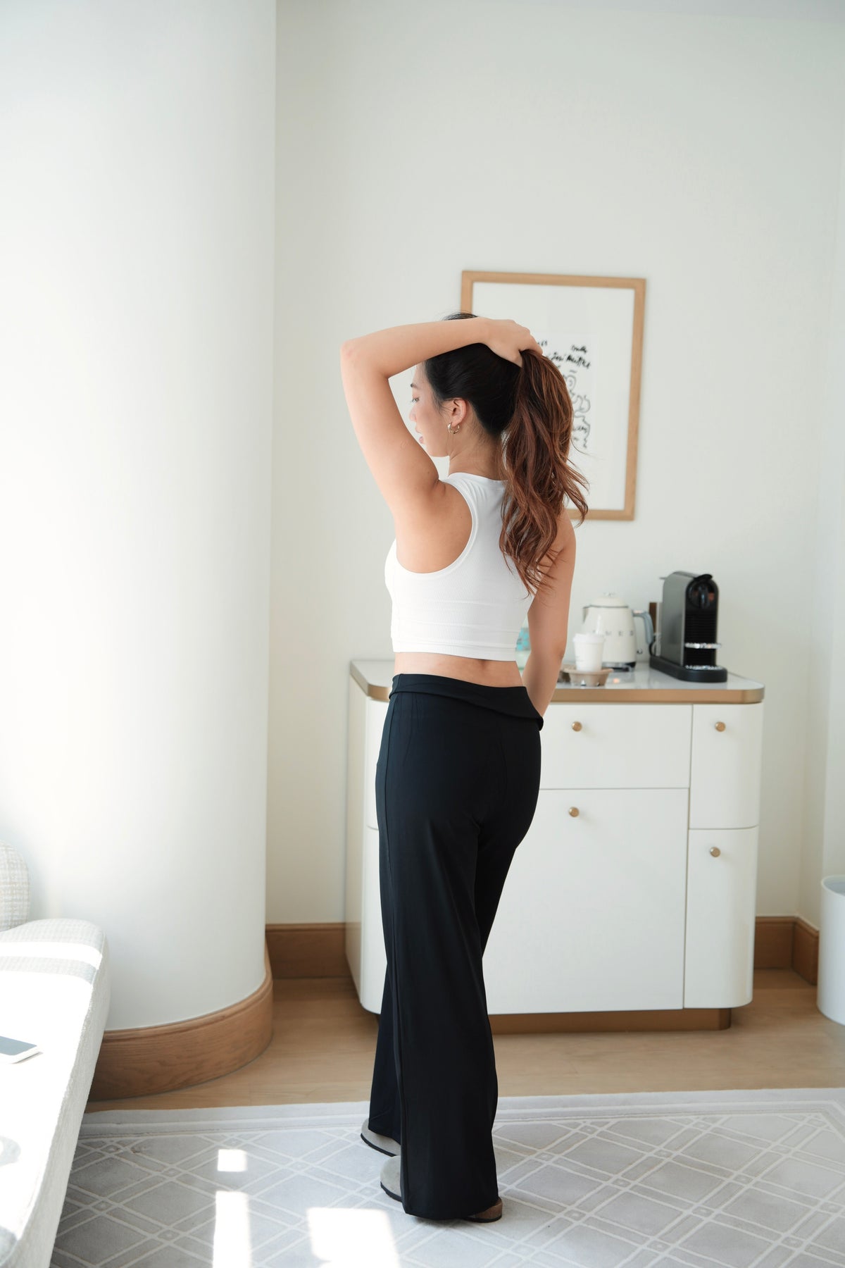 GLAM Full Cover Bra Top - White