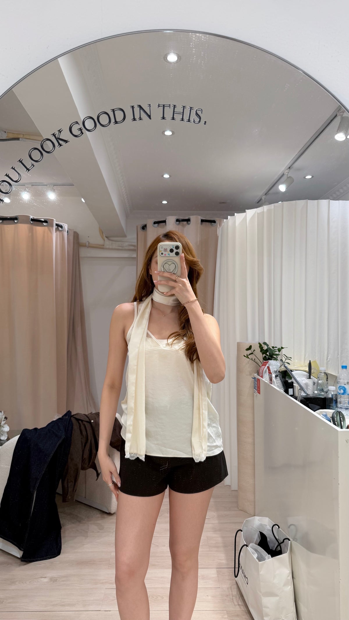The Silky Scarf Cami Top