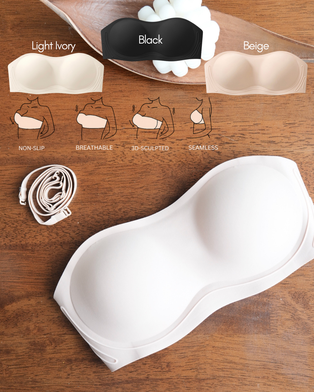 CloudFit Bandeau Bra