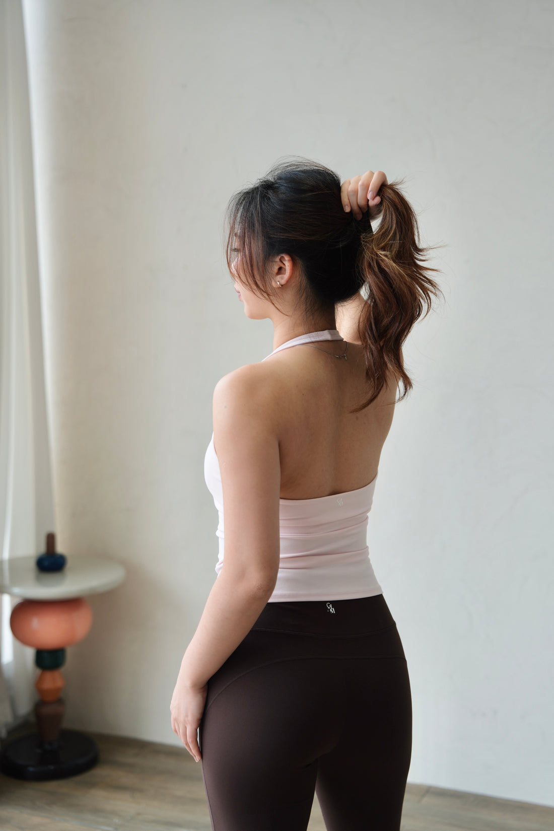 Kaia HalterFit Bra - Soft Pink