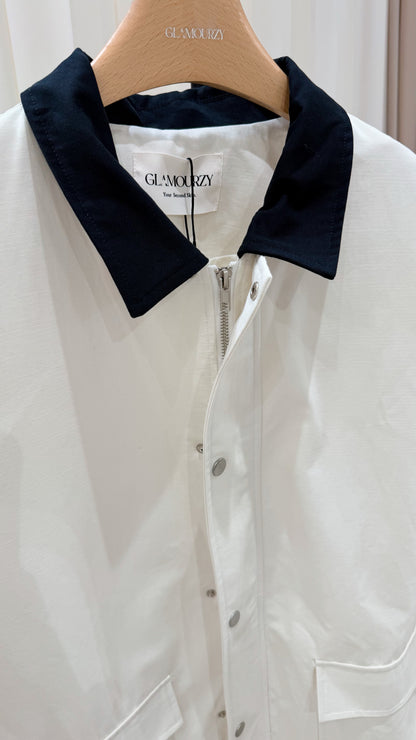 Barn Jacket in Ivory White