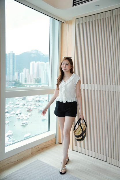 Premium Airy Ruffle Top