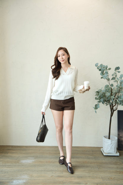 Luxe Linen Polo Top