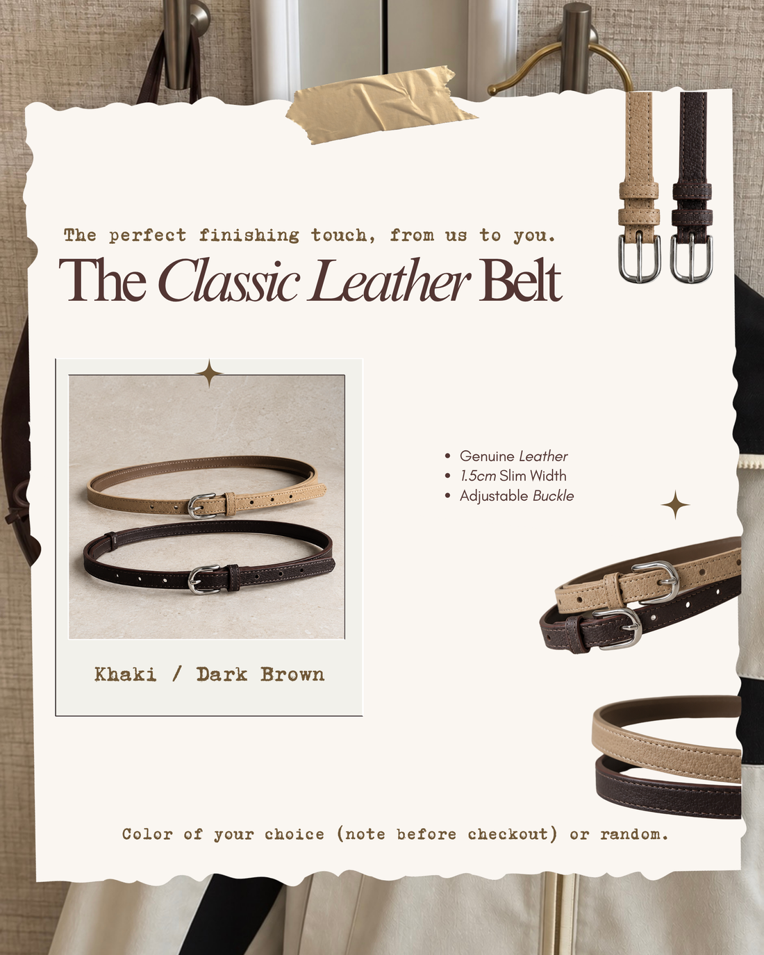 The Classic Leather Belt