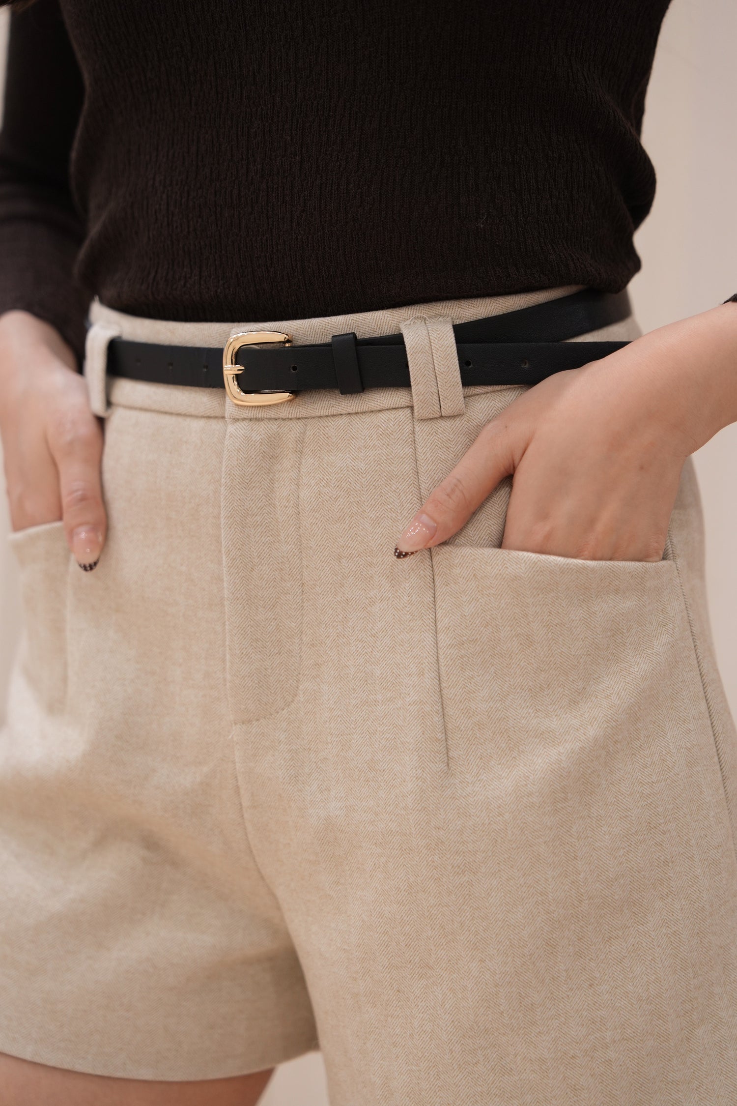 Revive Belted A-Line Shorts