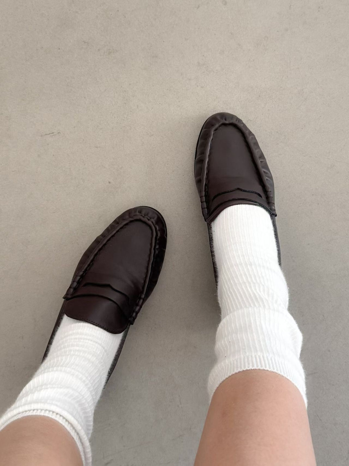 【KR】The Classic Club Loafers - Dark Brown