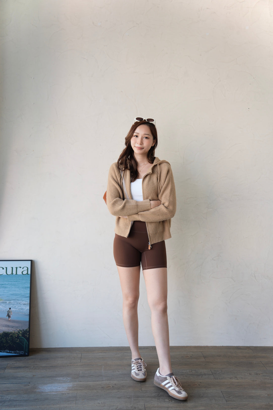 Wool Blend Zip Jacket