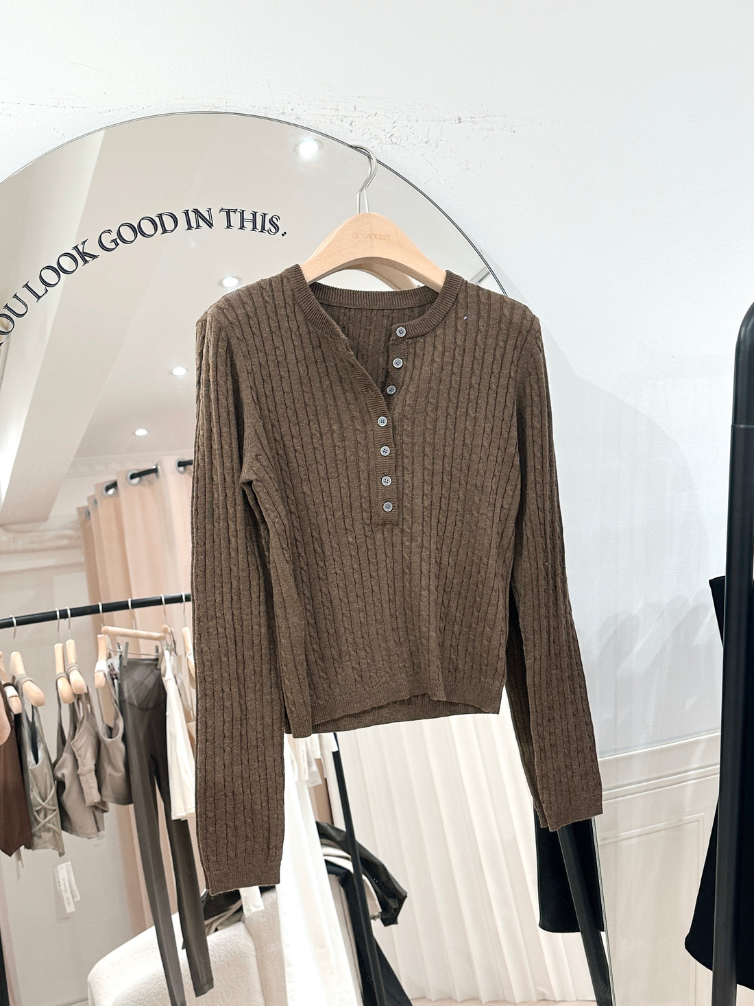 6% Wool Knit Top
