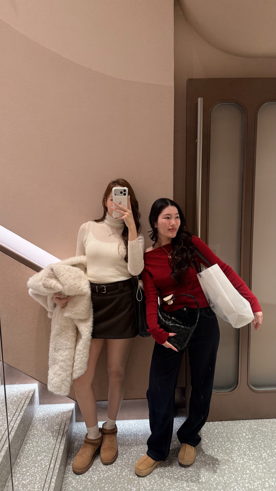 Fleur Rib High Neck Top