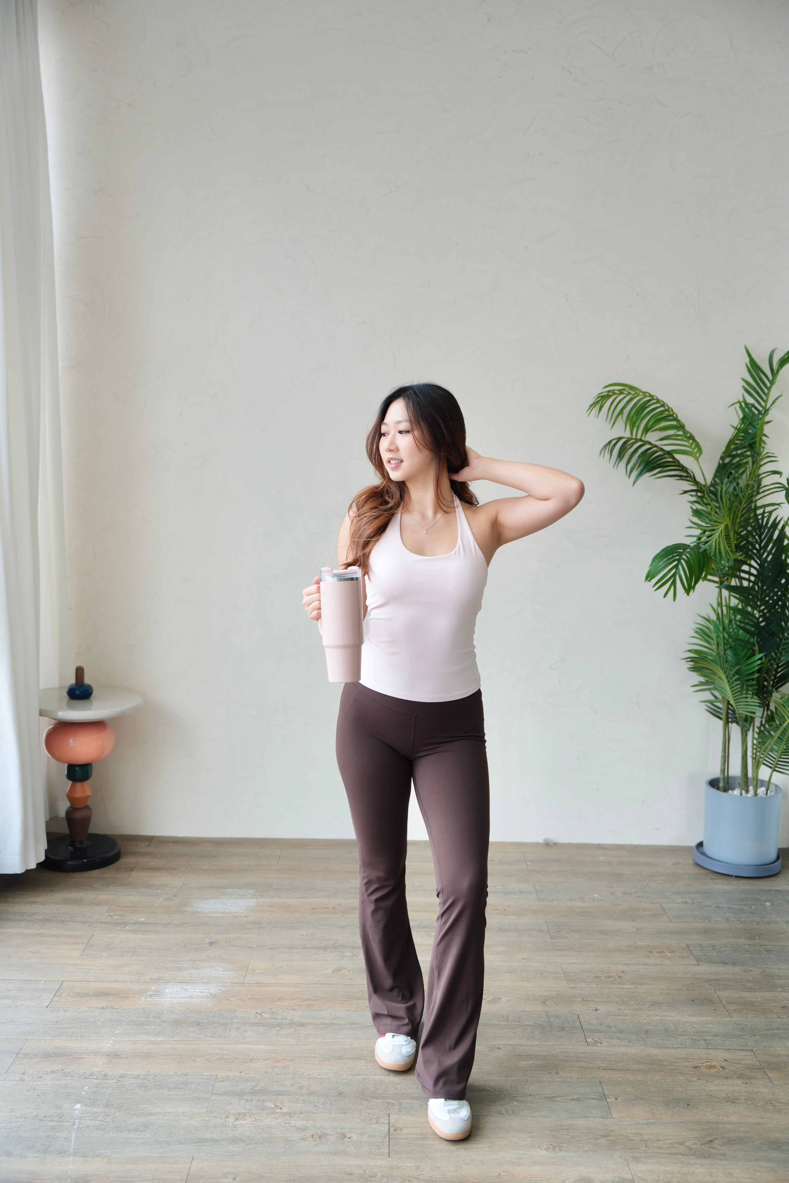 Kaia HalterFit Bra - Soft Pink