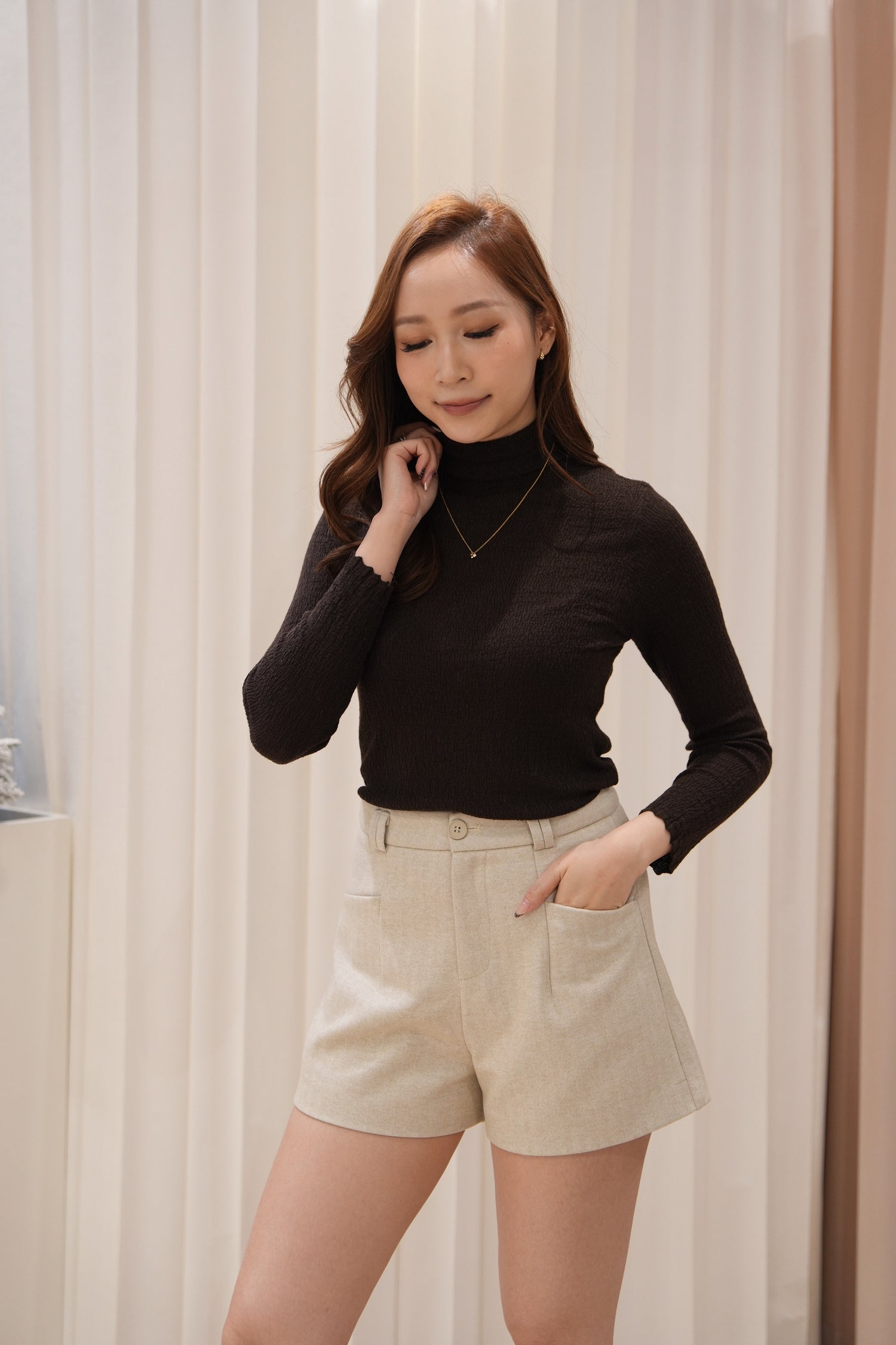 Revive Belted A-Line Shorts