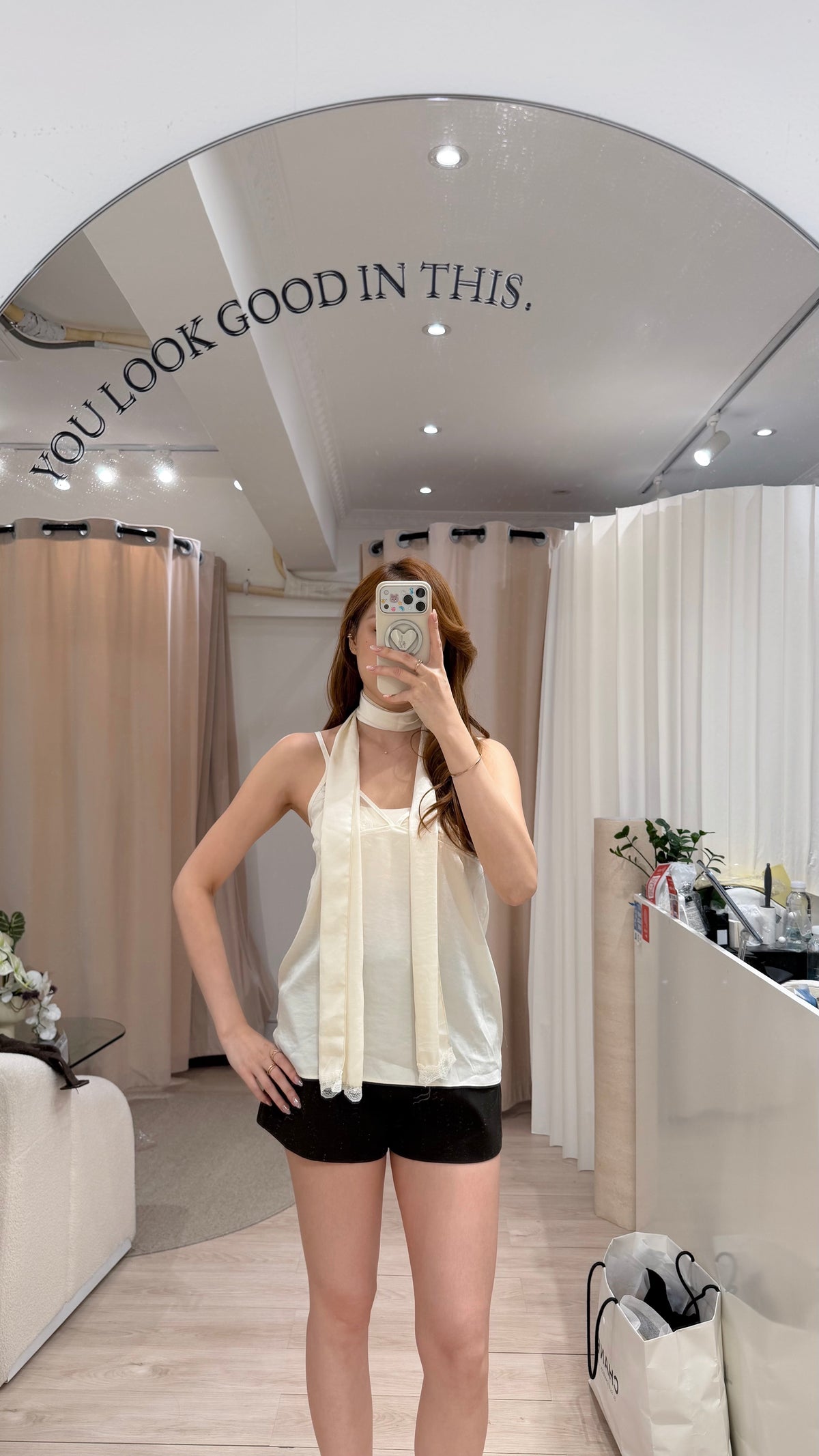 The Silky Scarf Cami Top