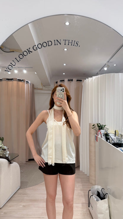 The Silky Scarf Cami Top