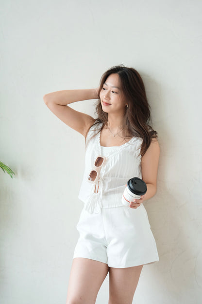 Fleur Ribbon Top