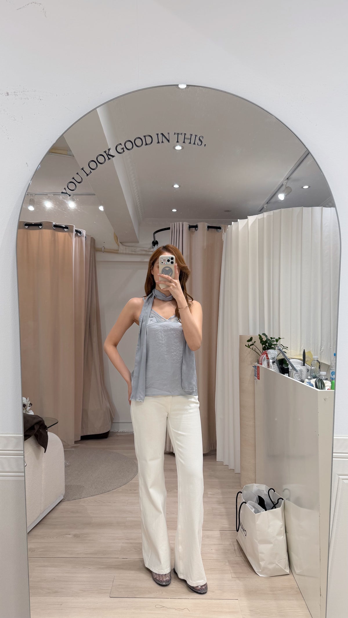 The Silky Scarf Cami Top