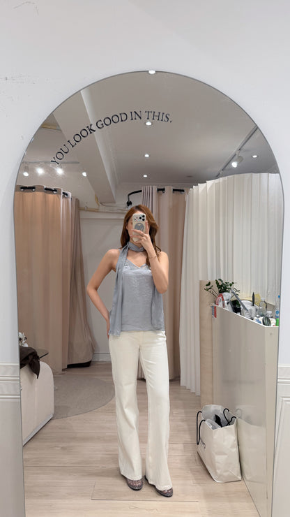 The Silky Scarf Cami Top