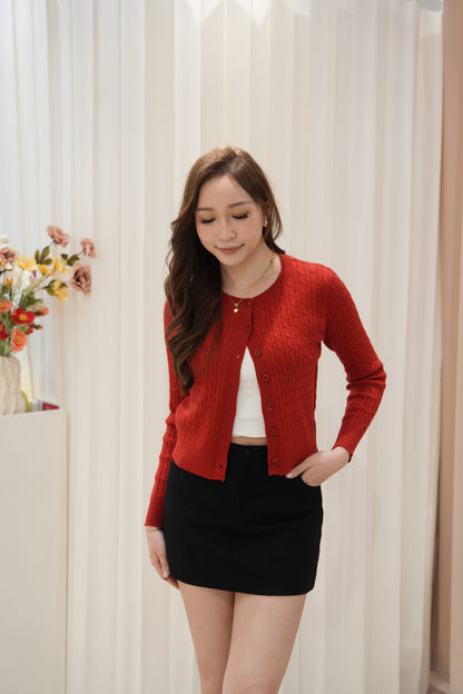 Softy Cable Knit Cardigan