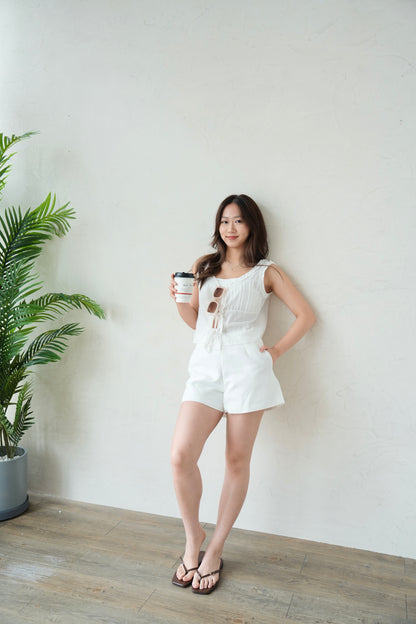 Fleur Ribbon Top