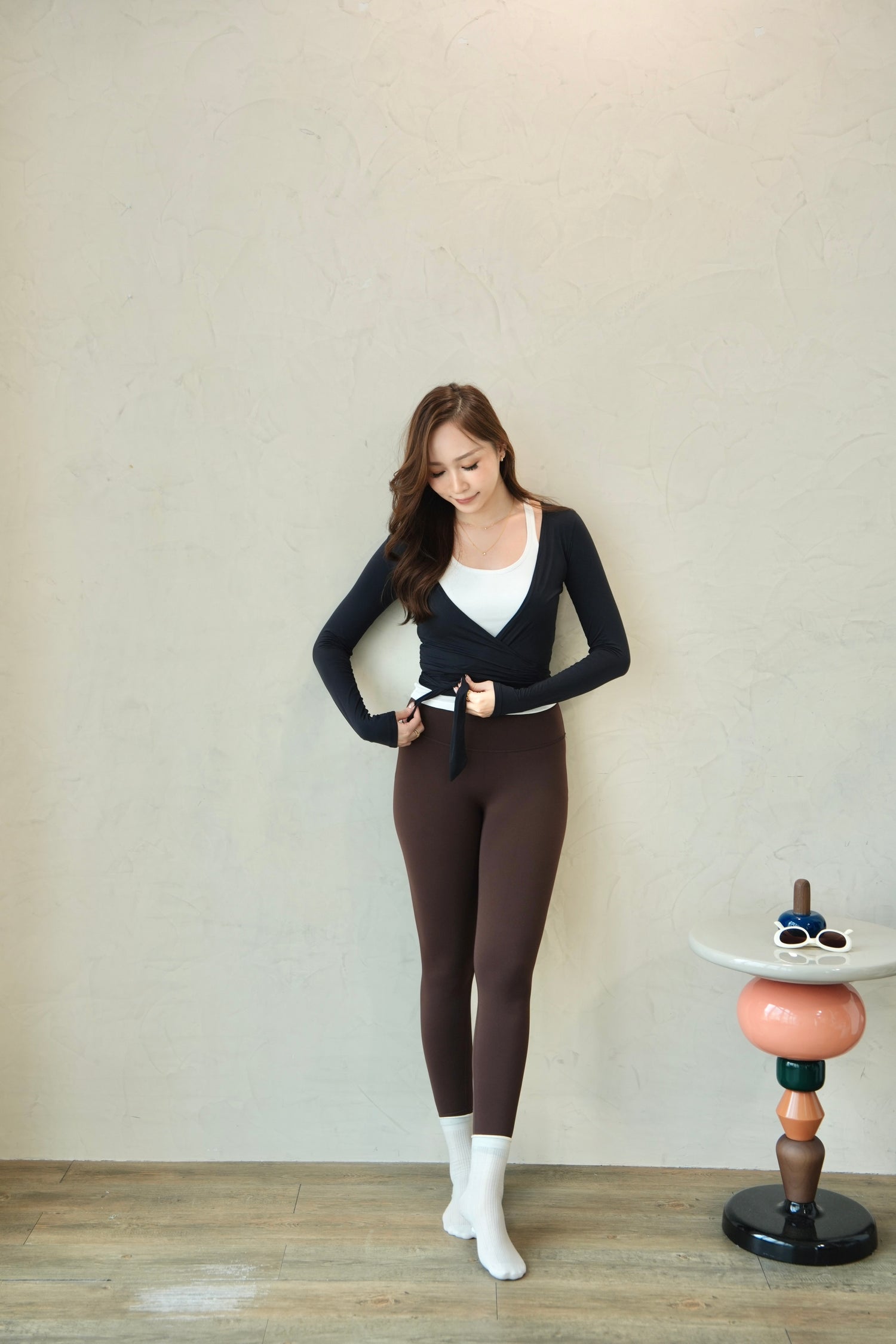 Silky Cross Top