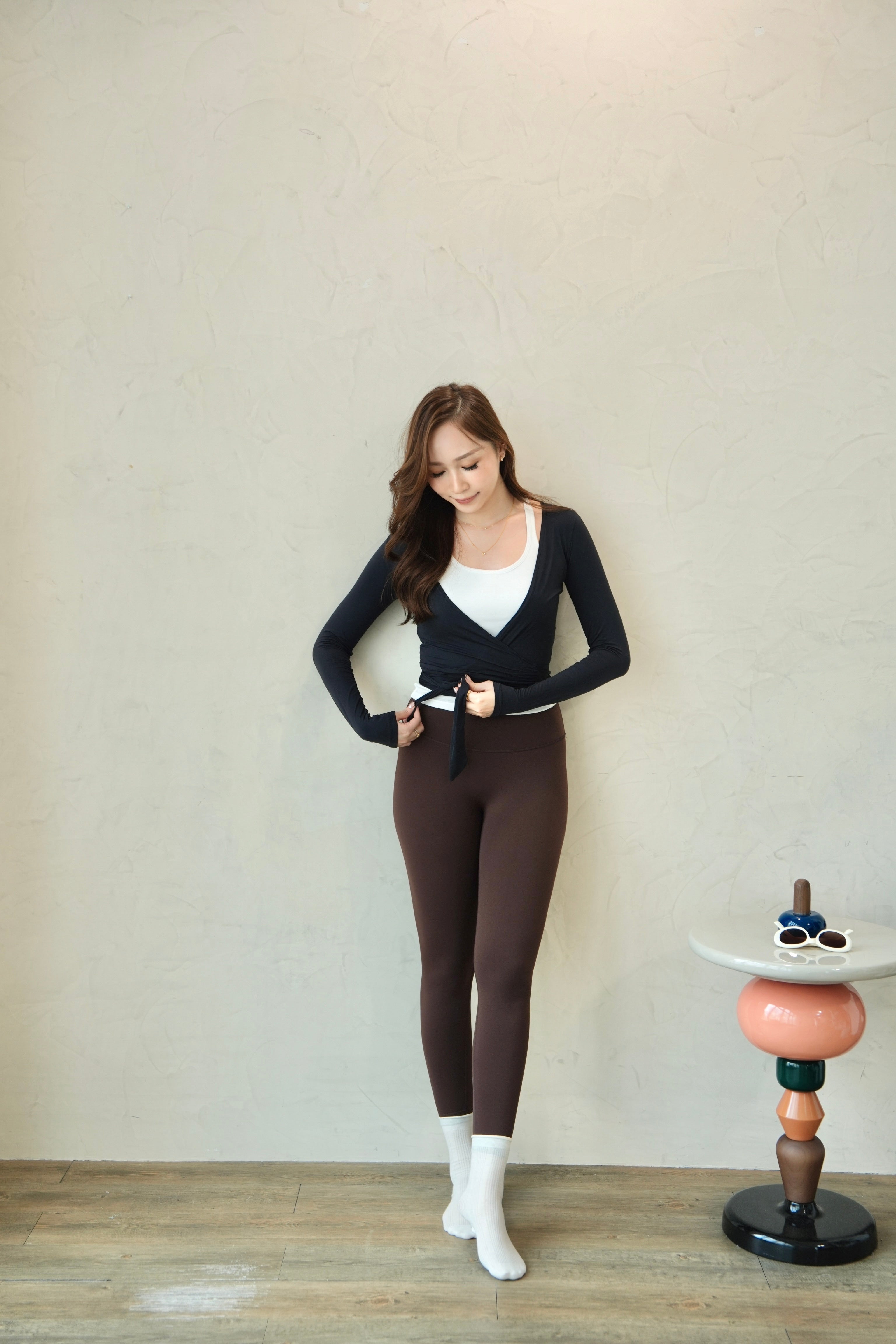 Silky Cross Top