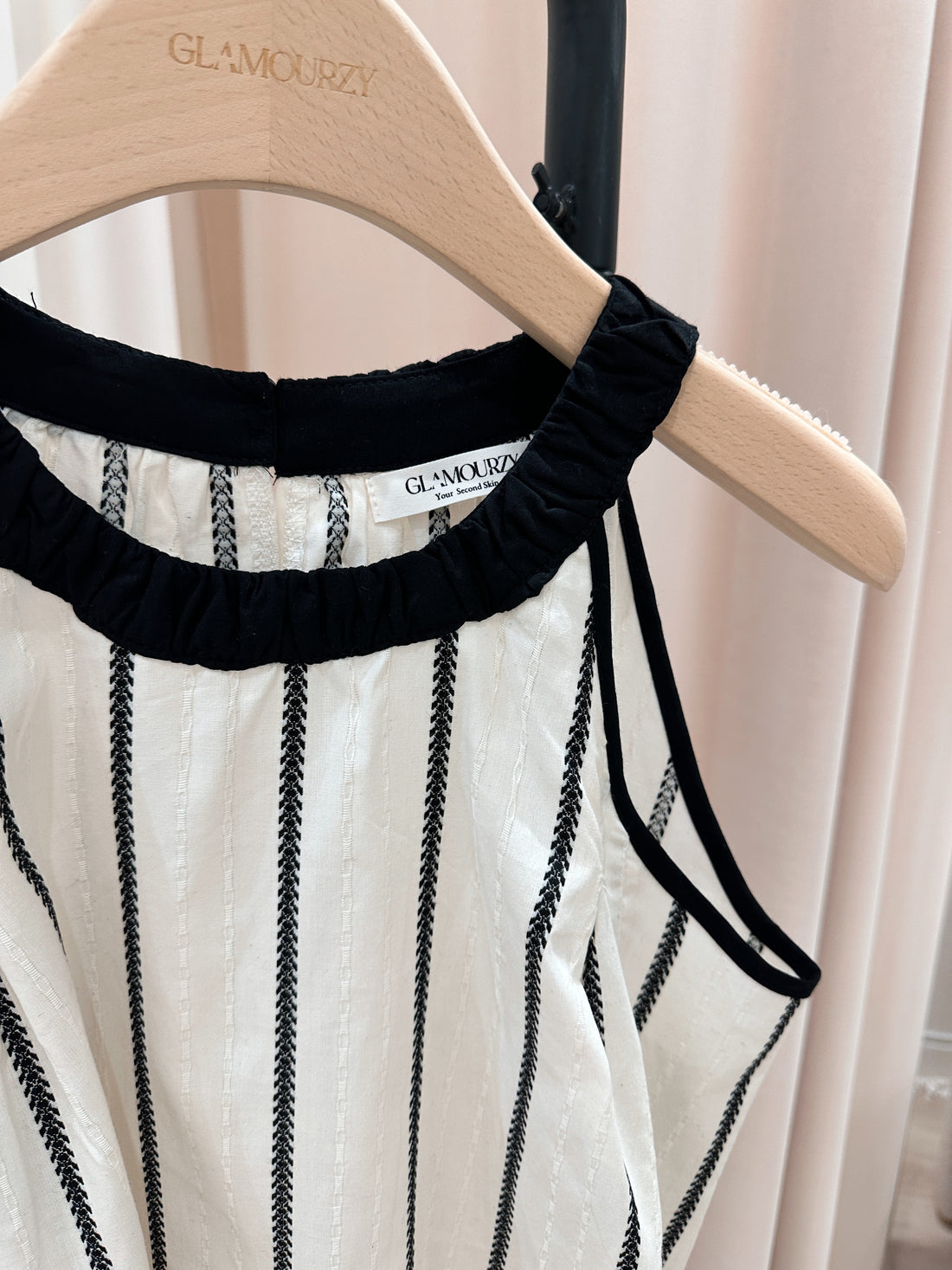 Black Detailed Top