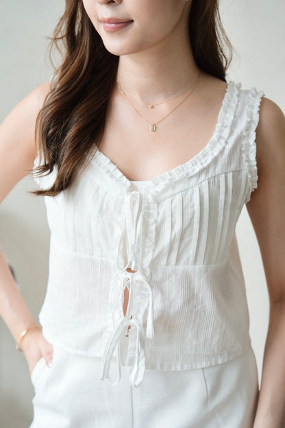 Fleur Ribbon Top