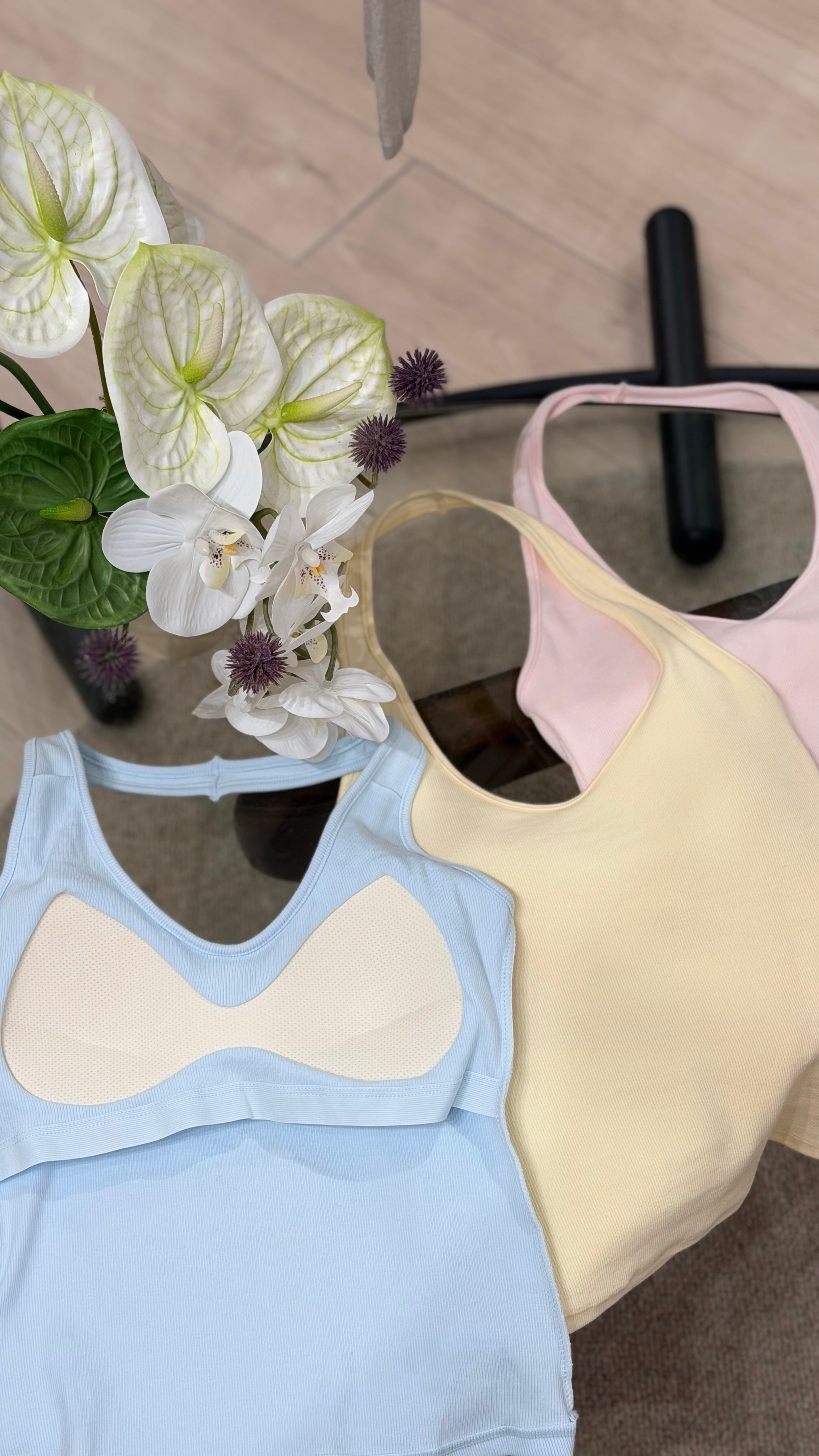 Everyday Cotton Halter Bra Top