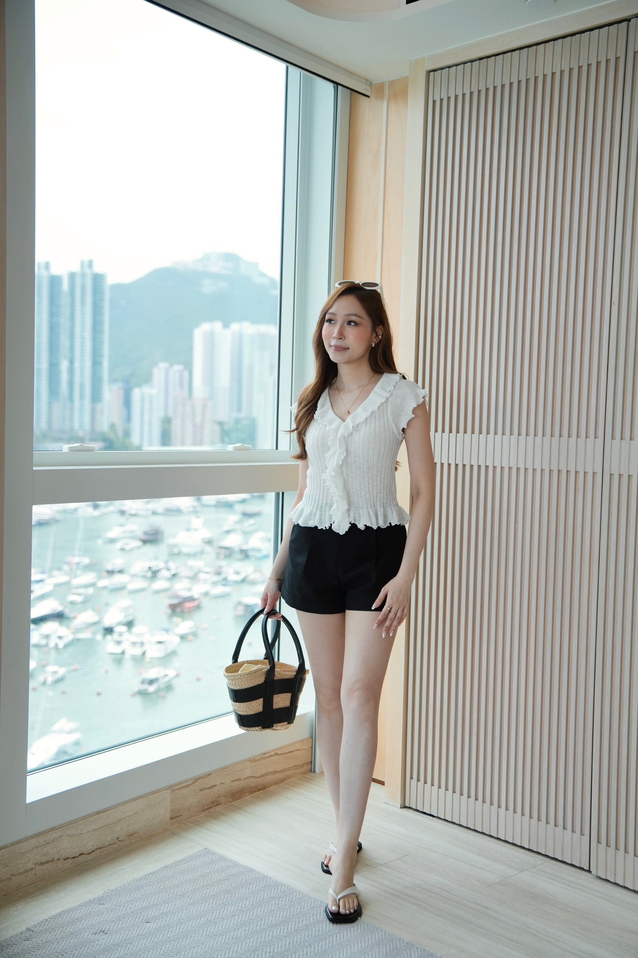 Premium Airy Ruffle Top