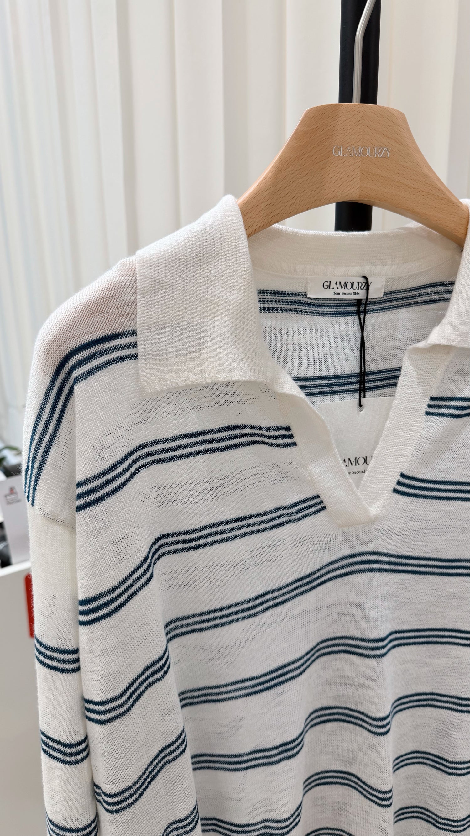 Linen Polo Top